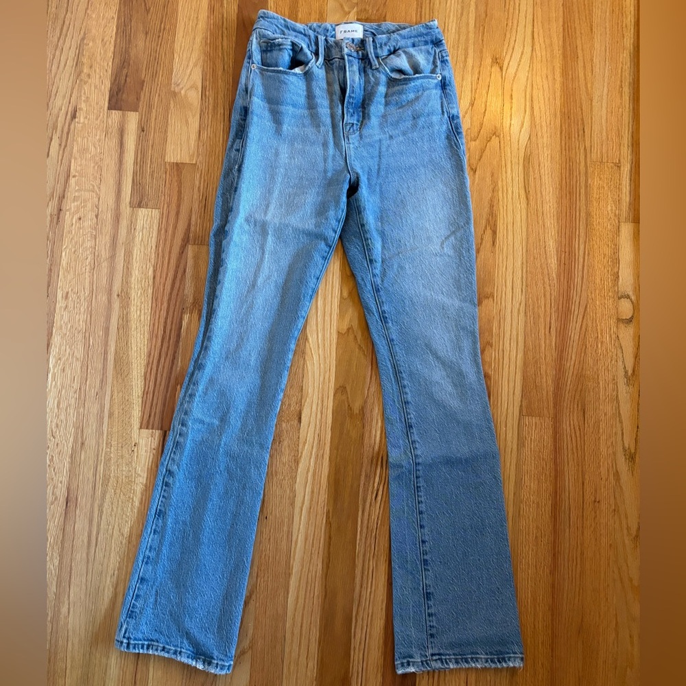 Frame Super High Rise Mini Bootcut